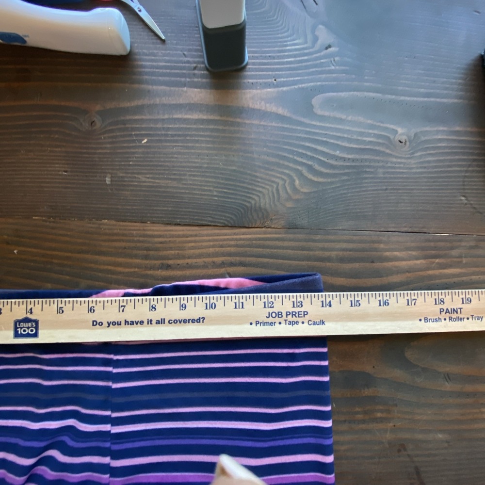 Cuddl Duds 2 PAIR Lot Pajama Pants S Colorful Pink Blue Striped Cozycore Lounge - Picture 7 of 16